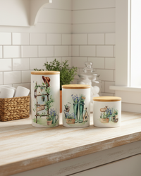 Country Garden Canister Set