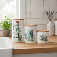 Country Garden Canister Set