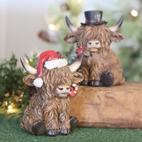 Holiday Highland Cow