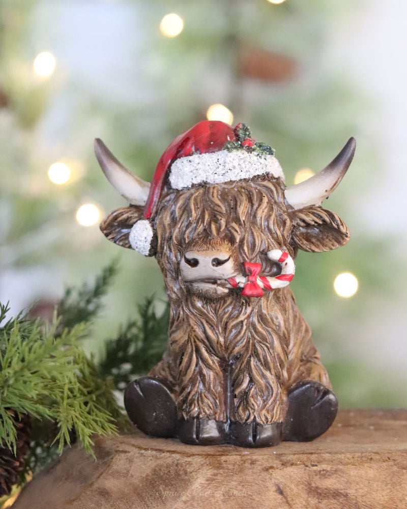 Holiday Highland Cow