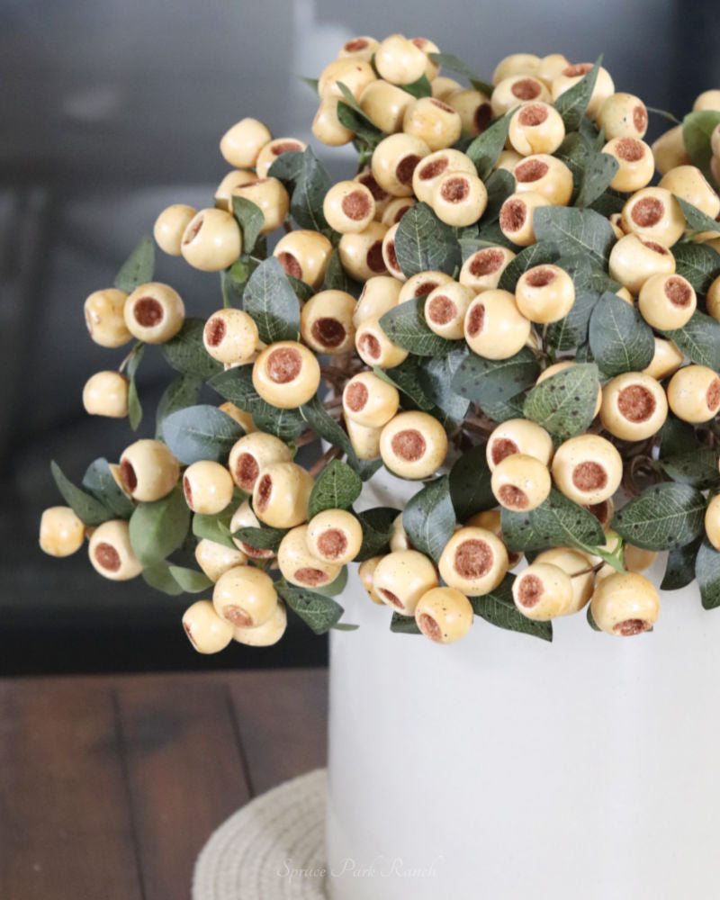 Cream Pod Stem 19"