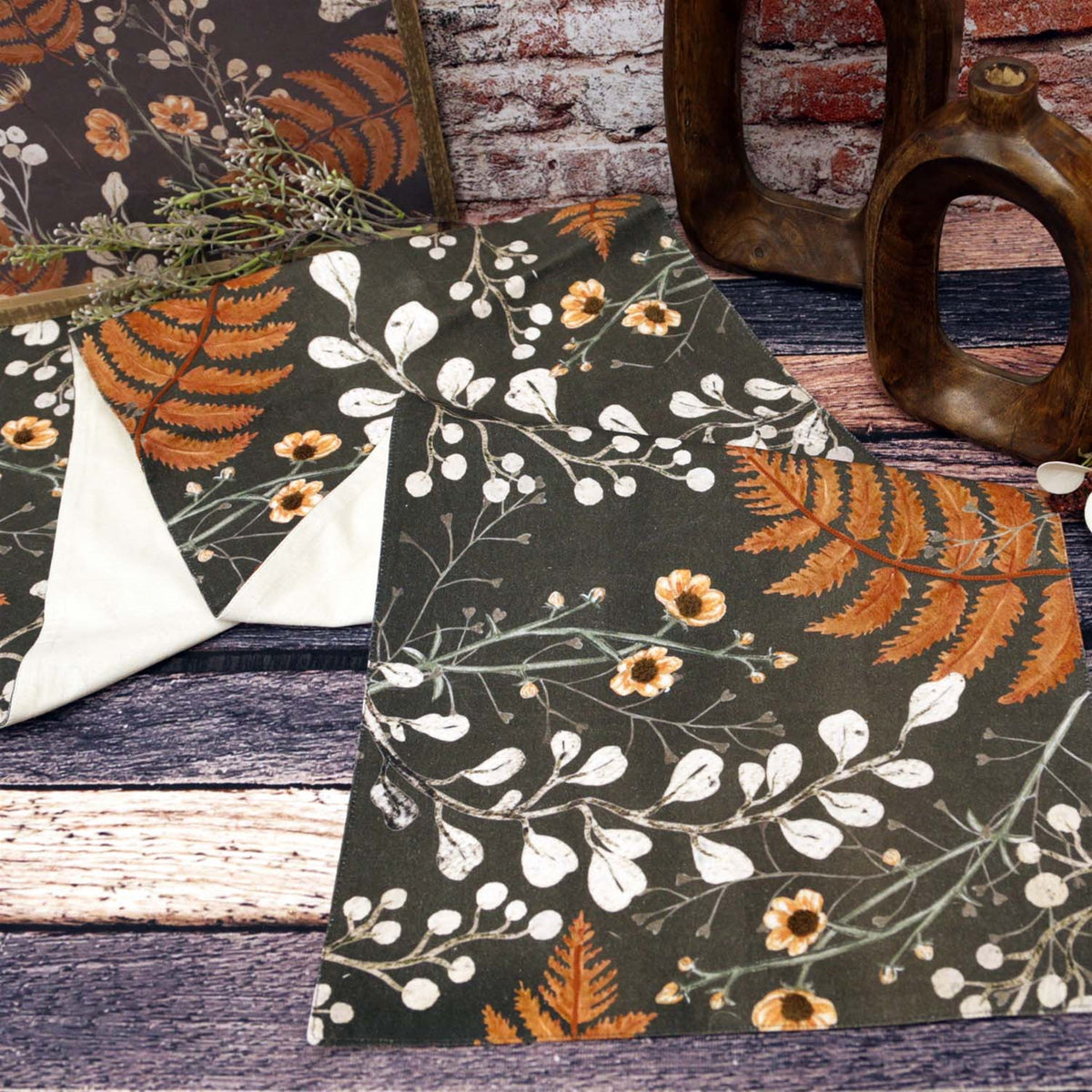 Timeless Flower and Fern Textile Collection