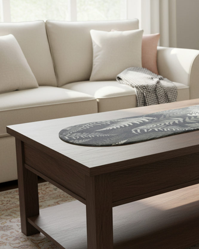 Blue Fern Botanical Textile Collection