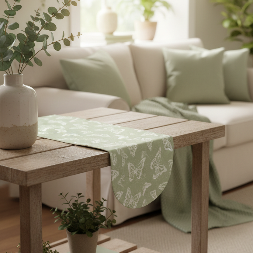 Green Butterfly Textile Collection