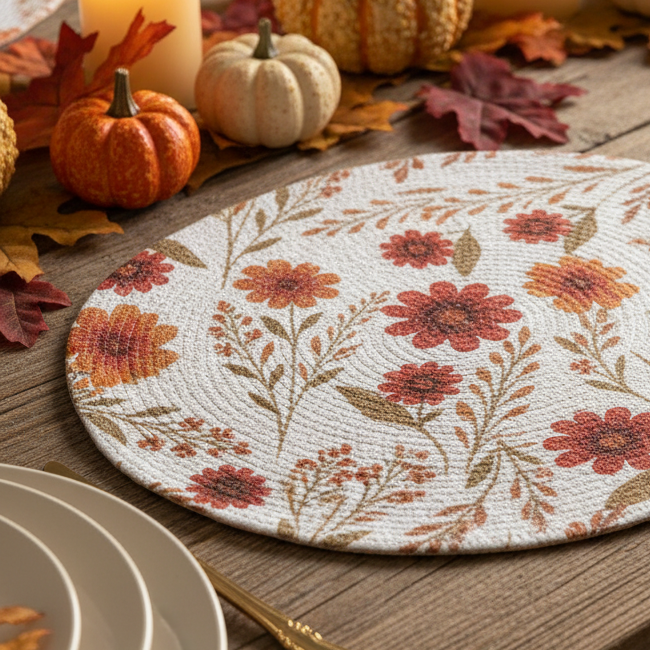 Fall Flowers Textile Collection