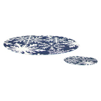 Blue Snowflake Textile Collection