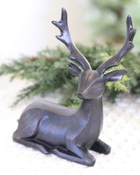 Black Resin Modern Deer