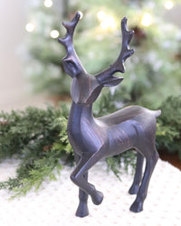 Black Resin Modern Deer