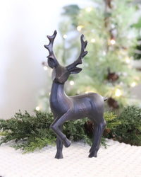 Black Resin Modern Deer