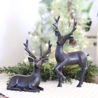 Black Resin Modern Deer