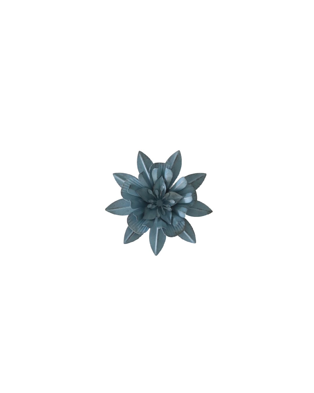 Demin Flower Metal Magnet