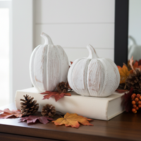Distressed White Pumpkin