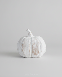 Distressed White Pumpkin