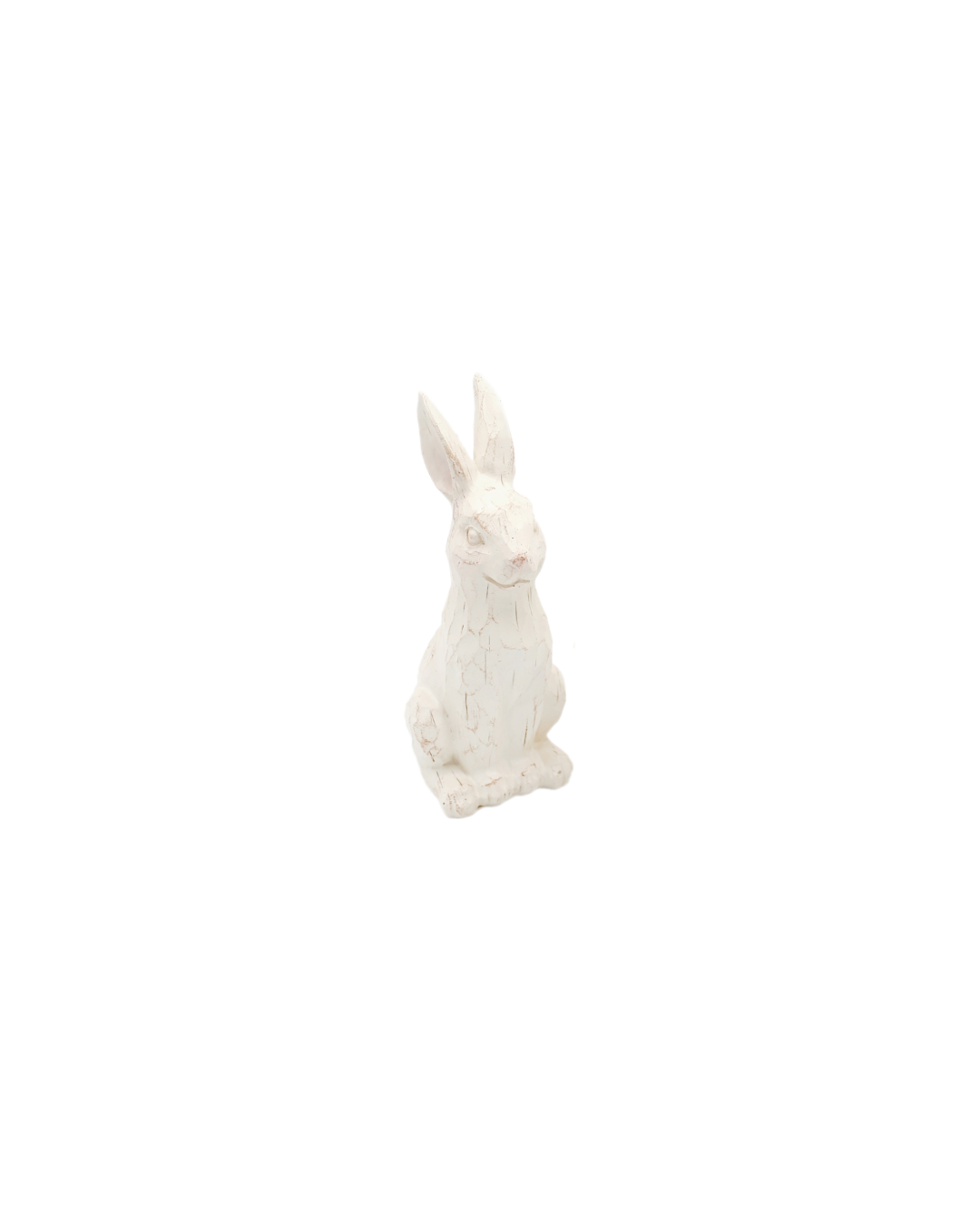 Distressed Carved Resin Bunny