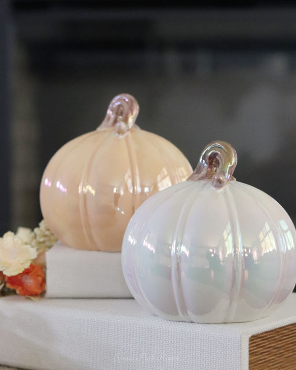 Dolomite Iridescent Pumpkin