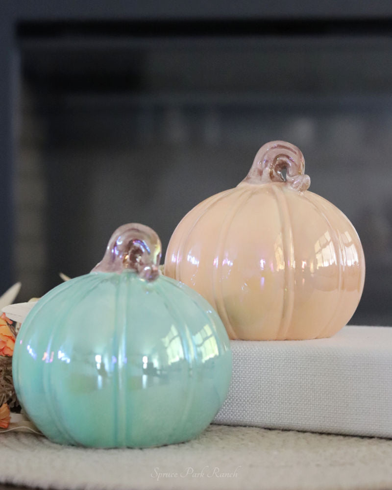 Dolomite Iridescent Pumpkin