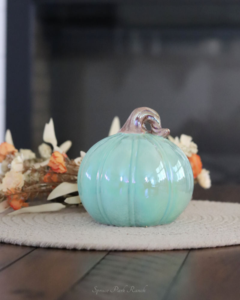 Dolomite Iridescent Pumpkin