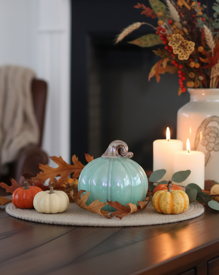 Dolomite Iridescent Pumpkin