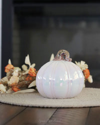 Dolomite Iridescent Pumpkin