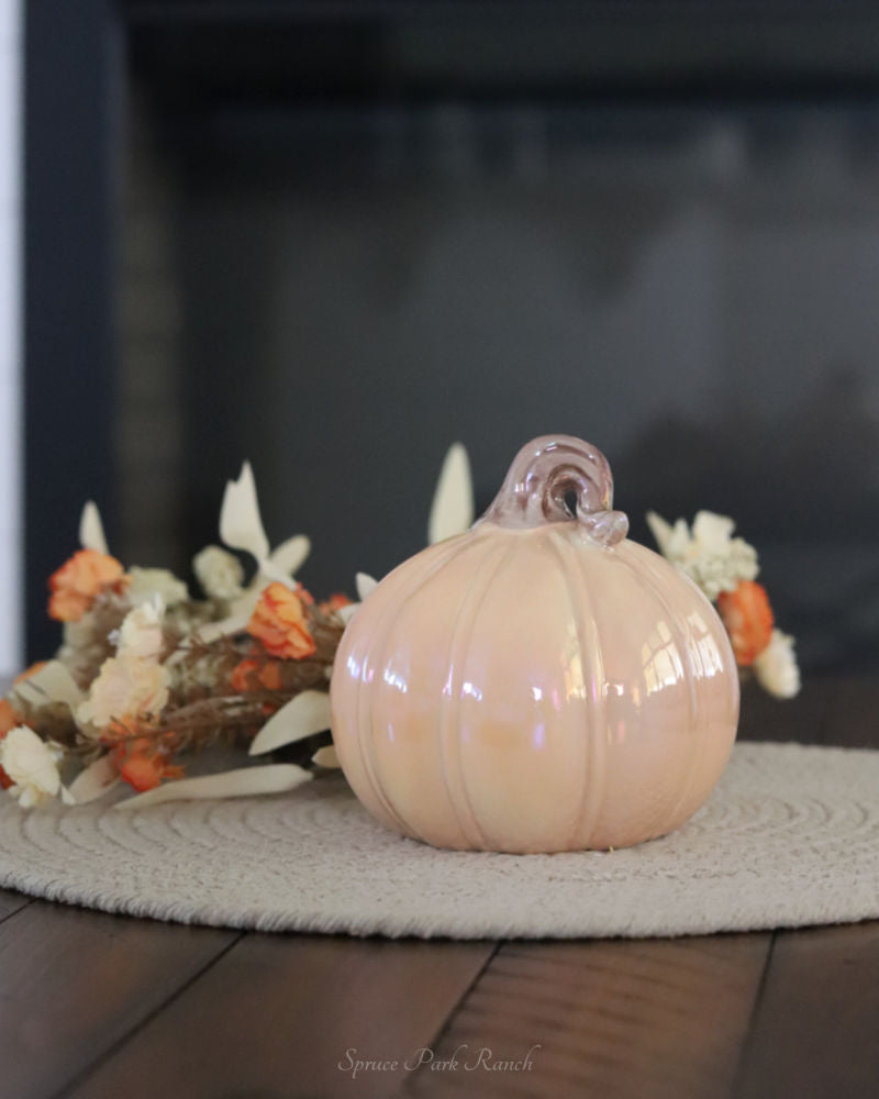 Dolomite Iridescent Pumpkin
