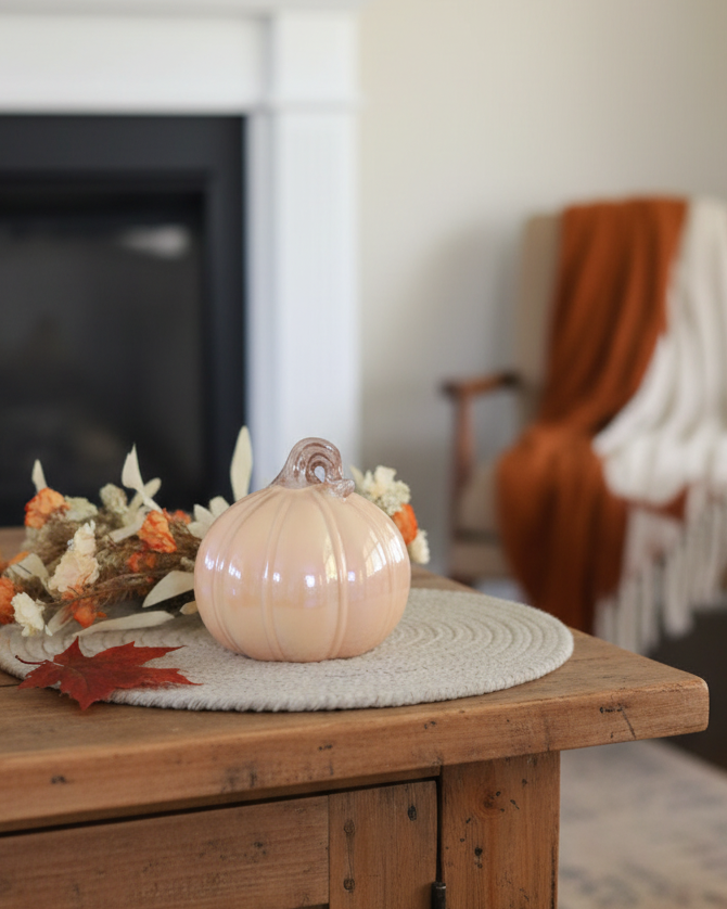 Dolomite Iridescent Pumpkin