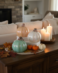 Dolomite Iridescent Pumpkin