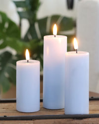 Deluxe Home Dust Blue LED Candles