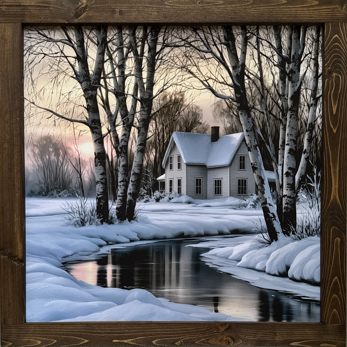 Winter at the Homestead Canvas Print Exclusive