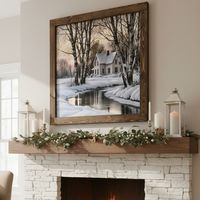 Winter at the Homestead Canvas Print Exclusive