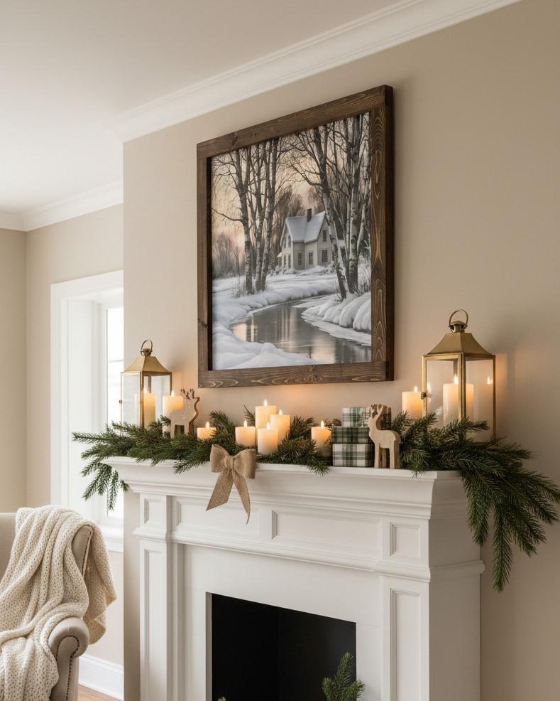 Winter at the Homestead Canvas Print Exclusive