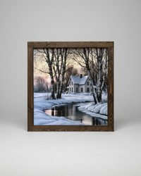 Winter at the Homestead Canvas Print Exclusive
