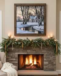 Winter at the Homestead Canvas Print Exclusive
