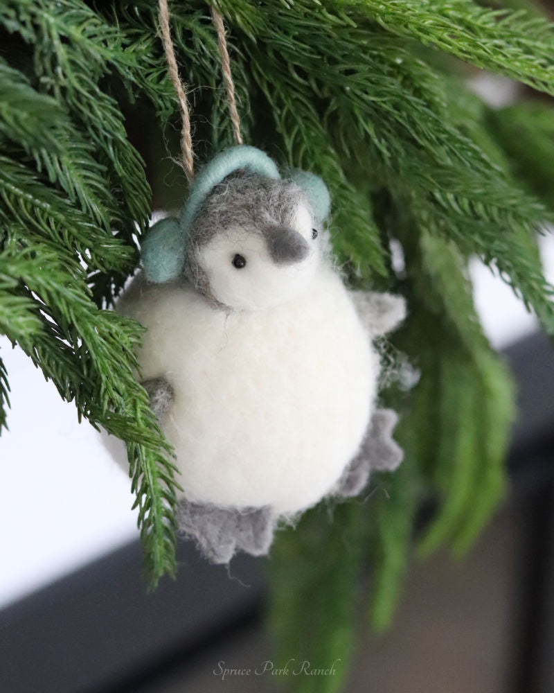 Earmuff Penguin In Snowball