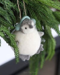 Earmuff Penguin In Snowball