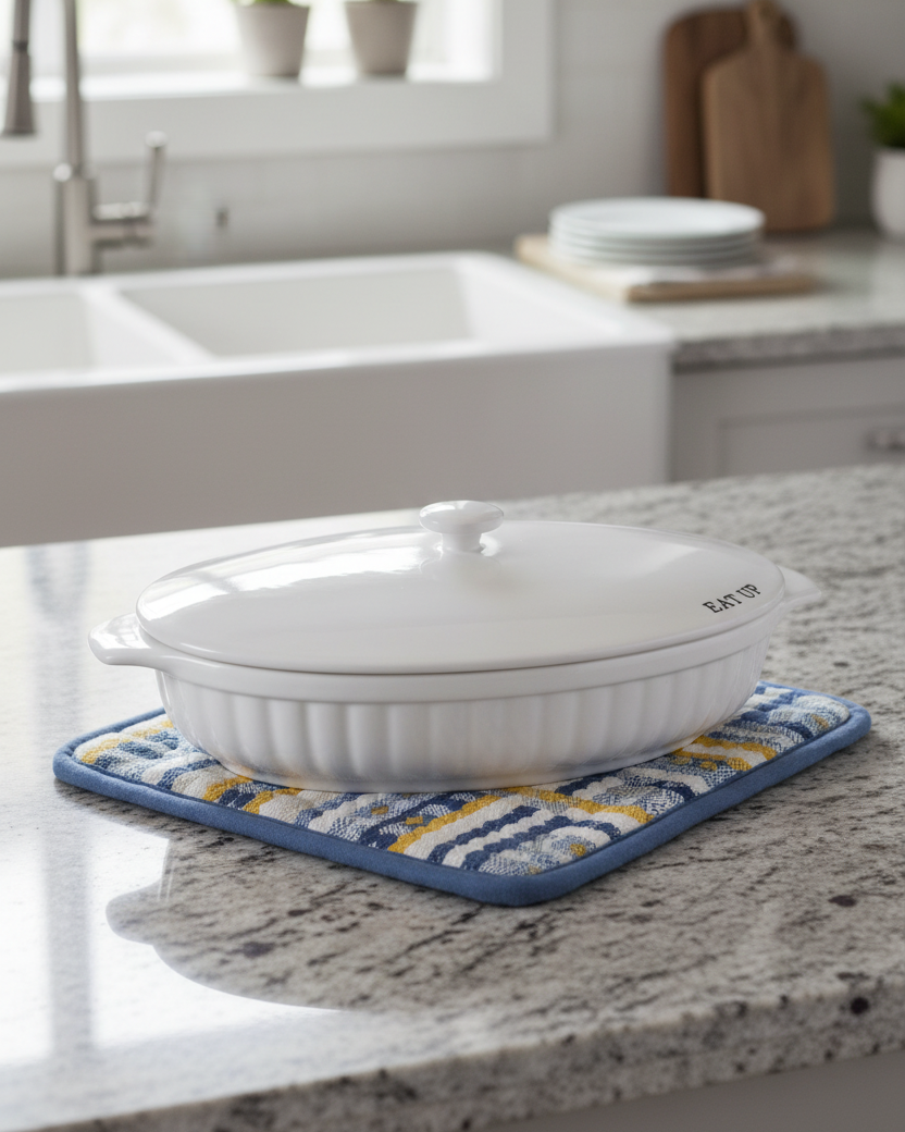 Stoneware Oval Casserole