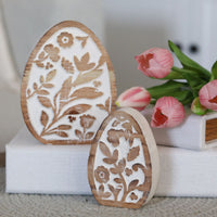 Engraved Floral Egg