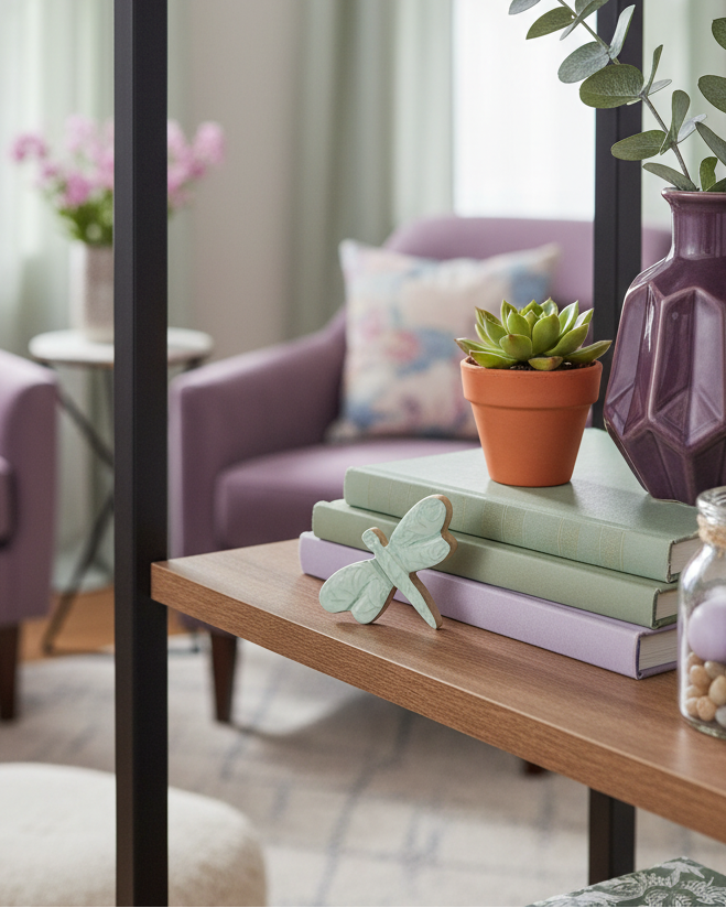 Enamel Dragonfly Shelf Sitter