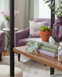 Enamel Dragonfly Shelf Sitter