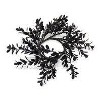 Black Glitter Candle Ring