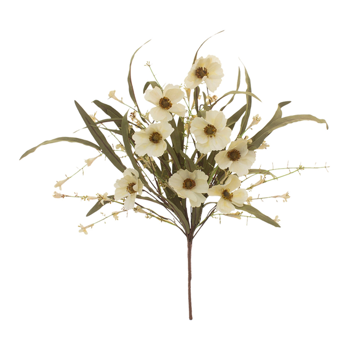 Cream Pansy Pick 19"L