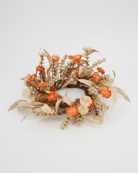 Natural and Orange Carnation Greenery Collection