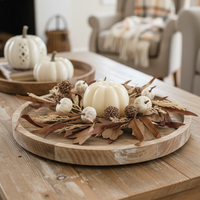 Pumpkin and Oak Leaf Greenery Collection