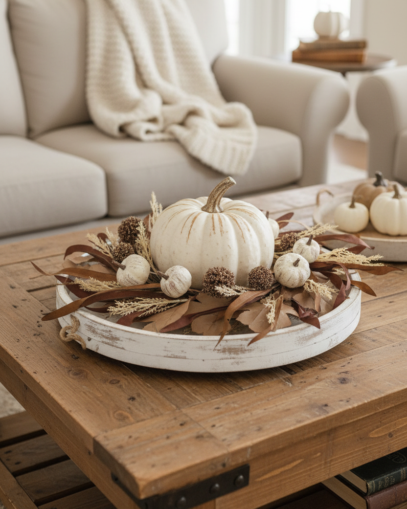 Pumpkin and Oak Leaf Greenery Collection
