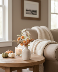 Orange Pom Pom Greenery Collection