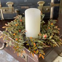 Firethorn Berry Candle Ring