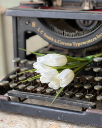 Teeny Tiny Tulips Bundle Creamy White 7"L