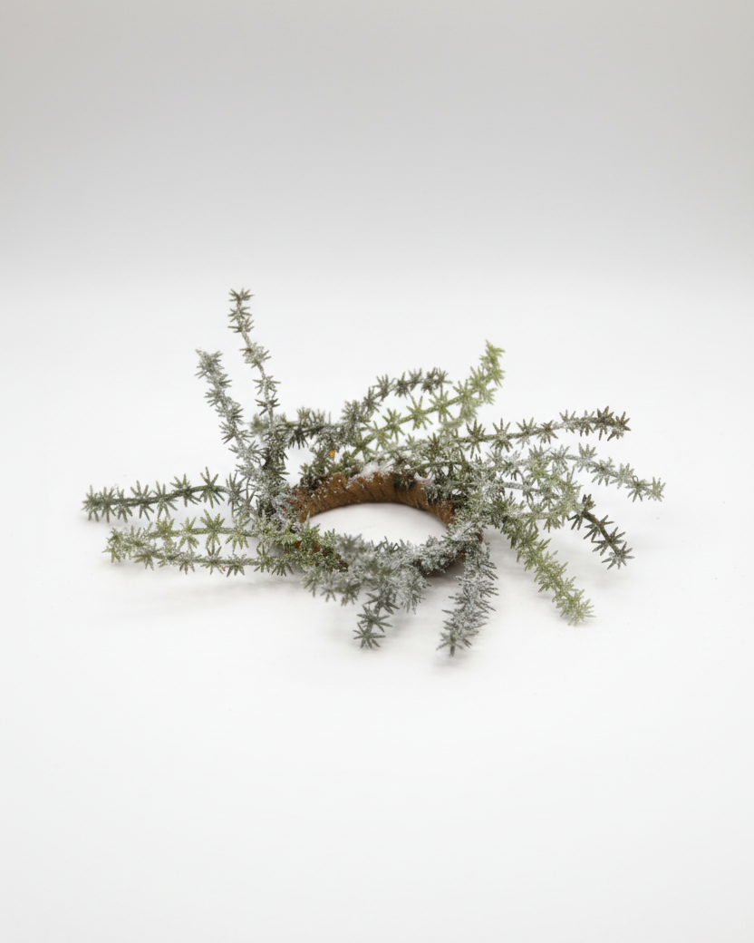 Russian Thistle Taper Candle Ring 6"