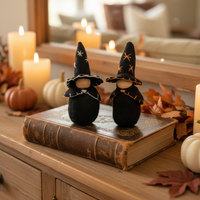 Little Black Fabric Witch