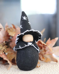 Little Black Fabric Witch