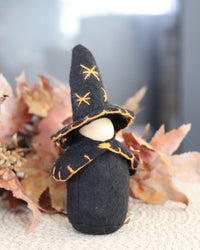 Little Black Fabric Witch